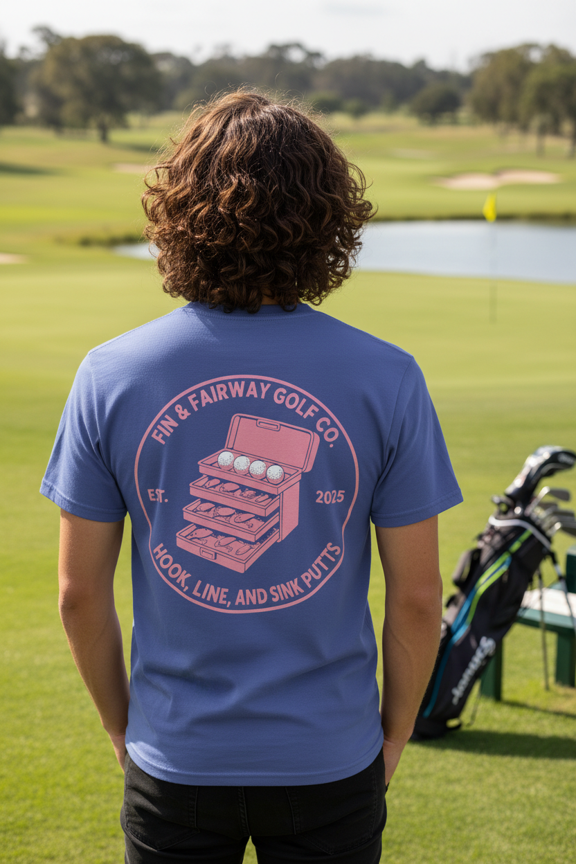 Periwinkle Tackle Box Tee Lifestyle