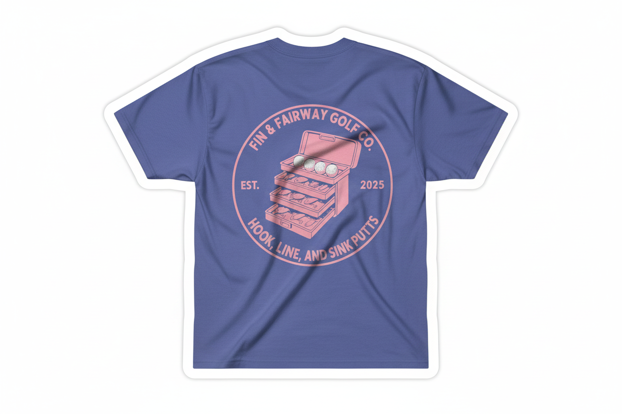 Realistic Flat Lay Tee Sticker