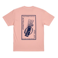 Rod Bag Tee - Back View in Peachy