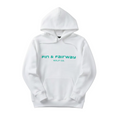 White hoodie on white background