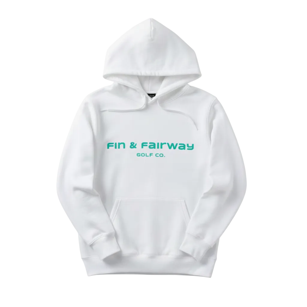 White hoodie on white background